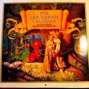 1978 JRR TOLKIEN CALENDAR